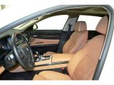2012 BMW 7 Series 740Li Sedan Front Seat