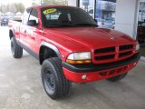 1999 Metallic Red Dodge Dakota Sport Extended Cab 4x4 #102263907