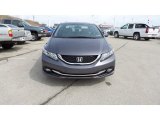 2015 Modern Steel Metallic Honda Civic LX Coupe #102263501