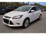 2013 Ford Focus Titanium Hatchback Front 3/4 View