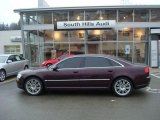 Burgundy Red Pearl Effect Audi A8 in 2004