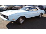1973 Light Blue Ford Mustang Convertible #102308505