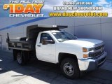 2015 Summit White Chevrolet Silverado 3500HD WT Regular Cab Dump Truck #102308104