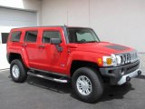 2008 Victory Red Hummer H3  #10229175