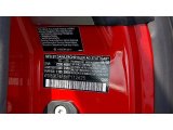 2006 SL Color Code for Mars Red - Color Code: 590