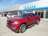 2015 Red Hot Chevrolet Colorado Z71 Extended Cab 4WD #102342895