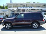 Black Garnet Pearl Toyota Land Cruiser in 2004