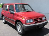 1998 Sunset Red Metallic Chevrolet Tracker Hard Top 4x4 #10229162