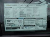 2015 Chevrolet Silverado 1500 WT Crew Cab 4x4 Black Out Edition Window Sticker