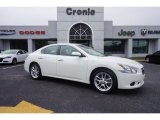 2014 Pearl White Nissan Maxima 3.5 S #102378784