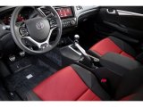 2015 Honda Civic Si Sedan Si Black/Red Interior