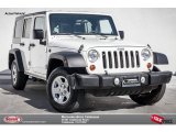 Stone White Jeep Wrangler Unlimited in 2010