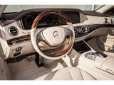 2015 Mercedes-Benz S 550 Sedan Silk Beige/Espresso Brown Interior