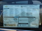 2015 Chevrolet SS Sedan Window Sticker