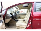 2008 Honda Civic EX Sedan Ivory Interior