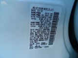 2014 QX70 Color Code for Moonlight White - Color Code: QAA
