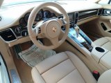 2015 Porsche Panamera Turbo S Luxor Beige Interior