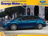 2015 Blue Candy Metallic Ford Focus SE Hatchback #102509380
