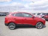 Garnet Red Hyundai Tucson in 2015