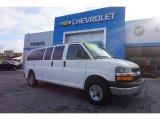 2015 Summit White Chevrolet Express 3500 Passenger Extended LT #102552526