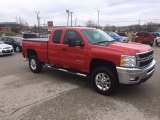 2011 Victory Red Chevrolet Silverado 2500HD LT Extended Cab 4x4 #102552600