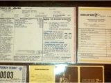 1984 Porsche 911 Carrera Coupe Info Tag