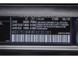 2015 G Color Code for Magnetite Black Metallic - Color Code: 183