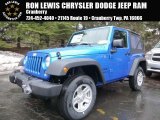 2015 Hydro Blue Pearl Jeep Wrangler Sport 4x4 #102584661