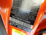 2015 Range Rover Evoque Color Code for Phoenix Orange - Color Code: 2171