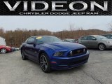 2014 Deep Impact Blue Ford Mustang GT Premium Coupe #102620054