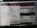 2015 Jaguar F-TYPE R Coupe Window Sticker