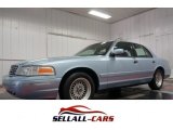 Light Blue Metallic Ford Crown Victoria in 2001