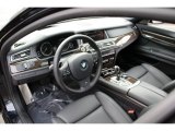 2014 BMW 7 Series 750Li xDrive Sedan Black Interior