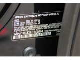 2014 7 Series Color Code for Carbon Black Metallic - Color Code: 416