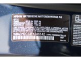 2015 4 Series Color Code for Imperial Blue Metallic - Color Code: A89