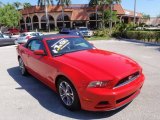 2014 Race Red Ford Mustang V6 Premium Convertible #102692395