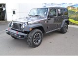 2014 Jeep Wrangler Unlimited Rubicon 4x4 Front 3/4 View