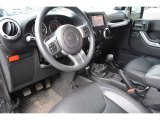 2014 Jeep Wrangler Unlimited Rubicon 4x4 Black Interior