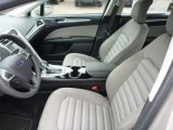 2015 Ford Fusion Hybrid S Earth Gray Interior