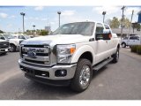 2015 Oxford White Ford F250 Super Duty Lariat Crew Cab 4x4 #102761341