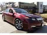 2012 Basque Red Pearl Acura TL 3.5 Technology #102761193