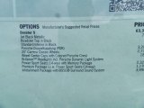 2015 Porsche Boxster S Window Sticker
