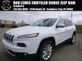 2015 Bright White Jeep Cherokee Limited 4x4 #102814448
