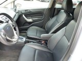 2013 Ford Fiesta Titanium Hatchback Charcoal Black Interior
