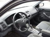 2005 Honda Civic Value Package Sedan Gray Interior