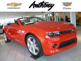 2015 Red Hot Chevrolet Camaro LT/RS Convertible #102845624
