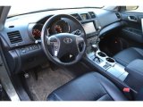 2012 Toyota Highlander SE 4WD Black Interior
