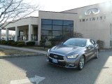 2014 Graphite Shadow Infiniti Q 50 Hybrid AWD Premium #102845501