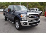 2012 Dark Blue Pearl Metallic Ford F250 Super Duty XLT SuperCab 4x4 #102845483