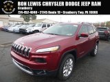 2015 Deep Cherry Red Crystal Pearl Jeep Cherokee Limited 4x4 #102845319